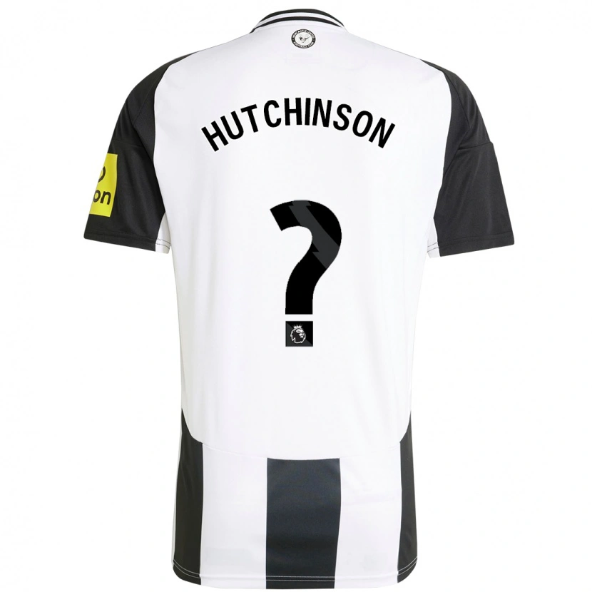 Danxen Män Noah Hutchinson #0 Vit Svart Hemmatröja Matchtröjor 2024/25 Tröjor T-Tröja