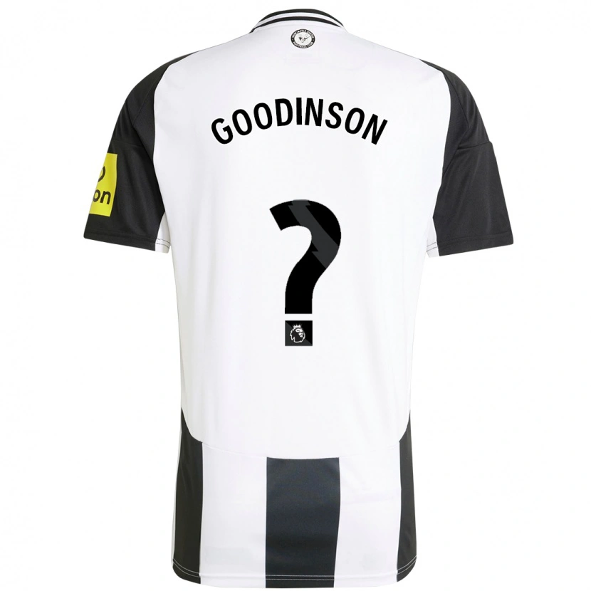 Danxen Män Archie Goodinson #0 Vit Svart Hemmatröja Matchtröjor 2024/25 Tröjor T-Tröja