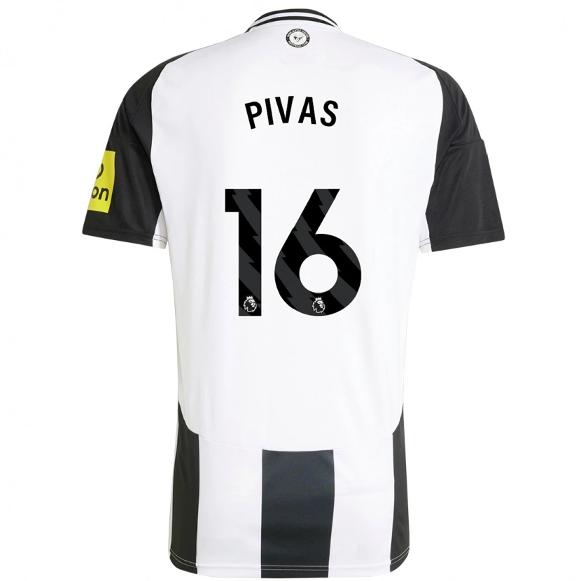 Danxen Män Miodrag Pivas #16 Vit Svart Hemmatröja Matchtröjor 2024/25 Tröjor T-Tröja