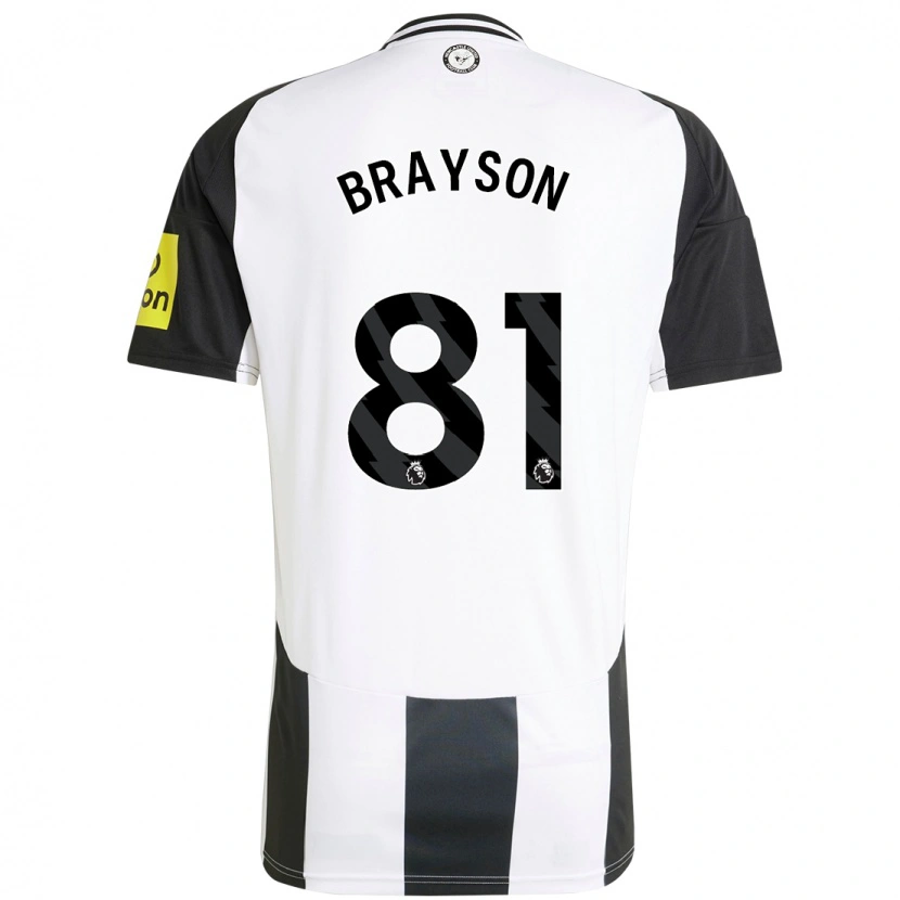 Danxen Män Joe Brayson #81 Vit Svart Hemmatröja Matchtröjor 2024/25 Tröjor T-Tröja