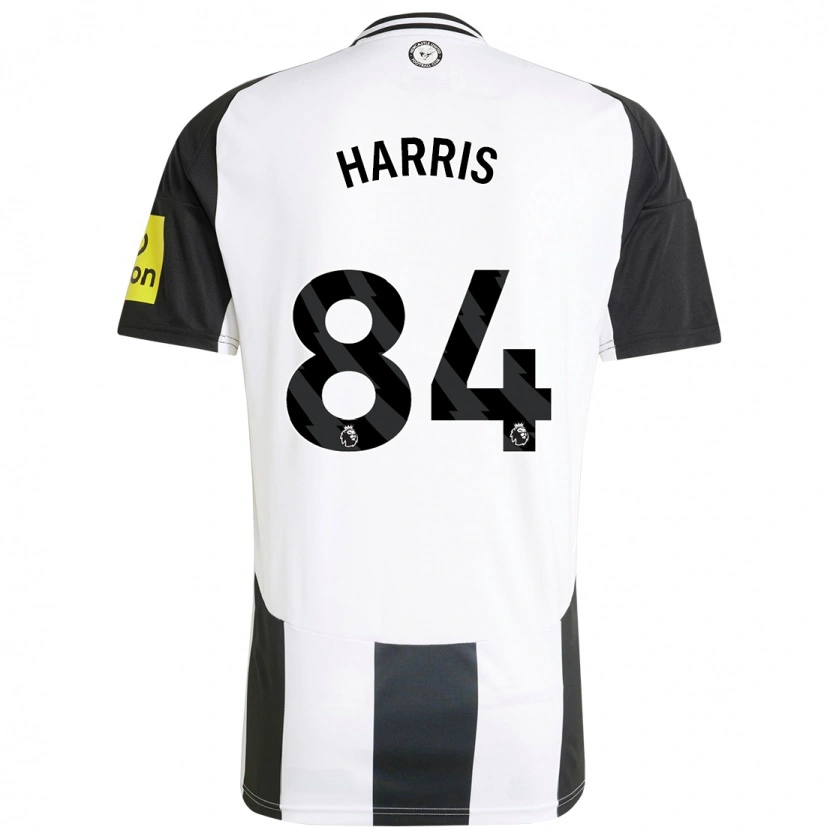 Danxen Män Aidan Harris #84 Vit Svart Hemmatröja Matchtröjor 2024/25 Tröjor T-Tröja