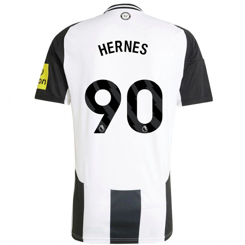 Danxen Män Travis Hernes #90 Vit Svart Hemmatröja Matchtröjor 2024/25 Tröjor T-Tröja