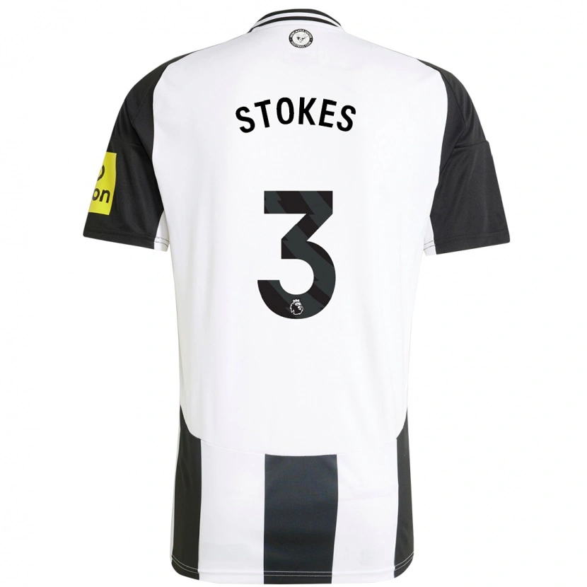 Danxen Män Demi Stokes #3 Vit Svart Hemmatröja Matchtröjor 2024/25 Tröjor T-Tröja