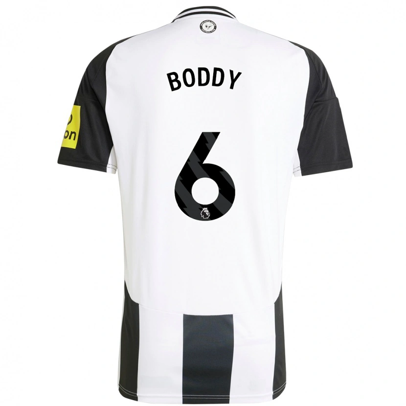 Danxen Män Elysia Boddy #6 Vit Svart Hemmatröja Matchtröjor 2024/25 Tröjor T-Tröja
