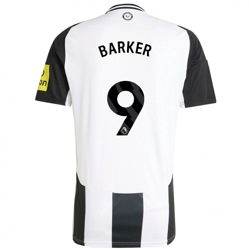 Danxen Män Katie Barker #9 Vit Svart Hemmatröja Matchtröjor 2024/25 Tröjor T-Tröja