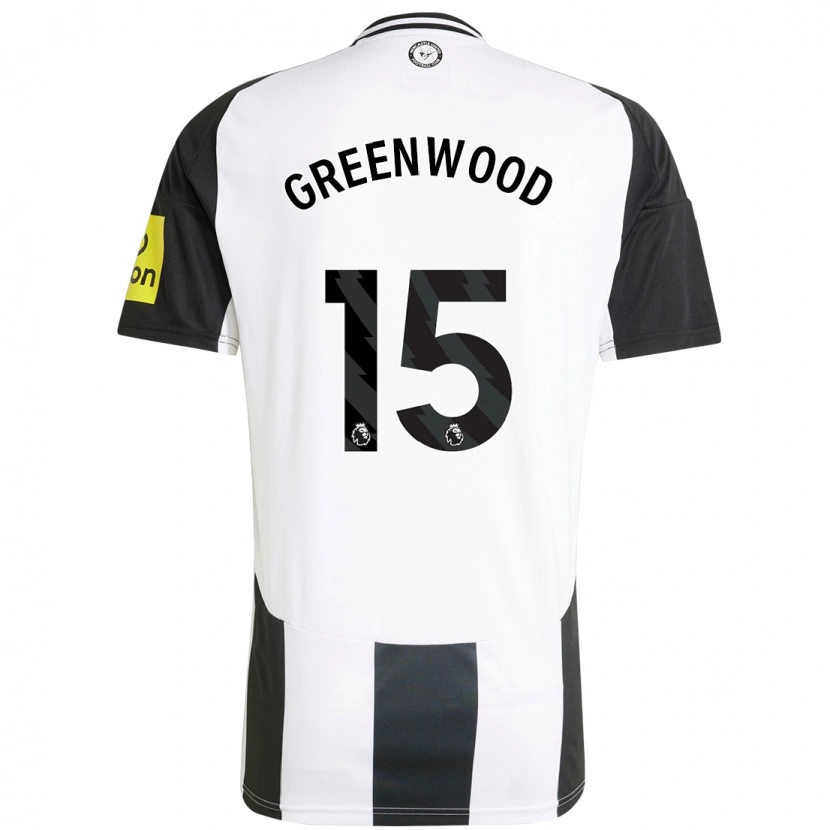 Danxen Män Hannah Greenwood #15 Vit Svart Hemmatröja Matchtröjor 2024/25 Tröjor T-Tröja