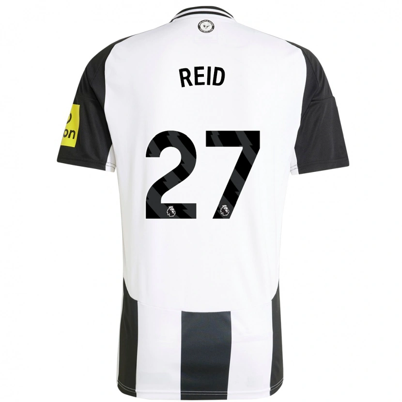 Danxen Män Hannah Reid #27 Vit Svart Hemmatröja Matchtröjor 2024/25 Tröjor T-Tröja