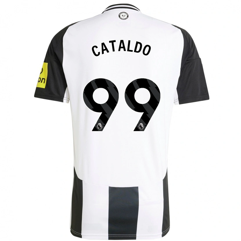 Danxen Män Lia Cataldo #99 Vit Svart Hemmatröja Matchtröjor 2024/25 Tröjor T-Tröja
