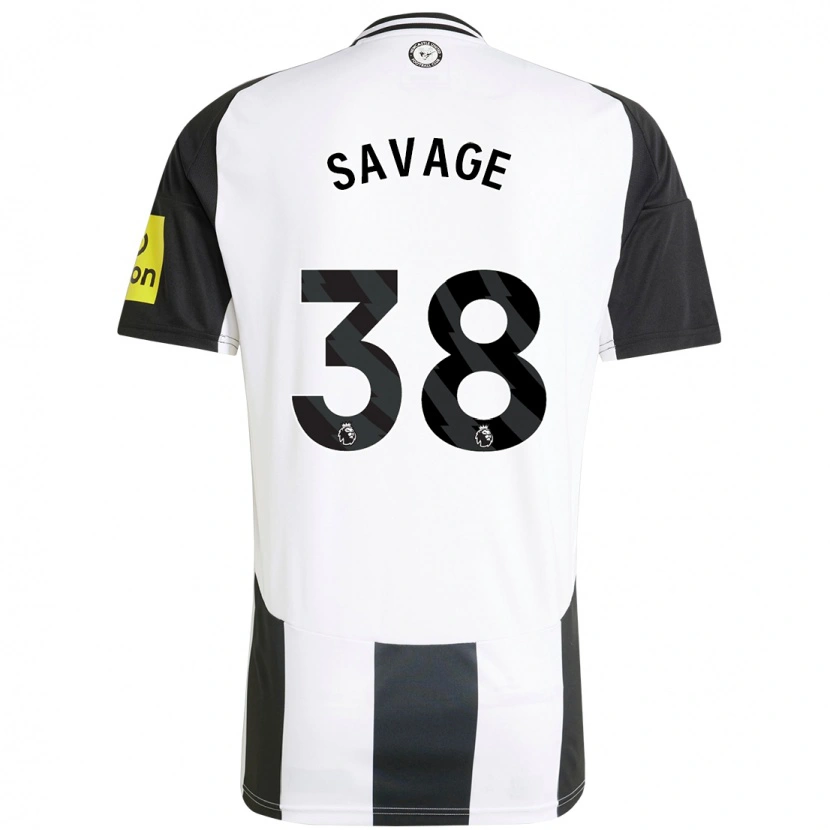 Danxen Män Remi Savage #38 Vit Svart Hemmatröja Matchtröjor 2024/25 Tröjor T-Tröja