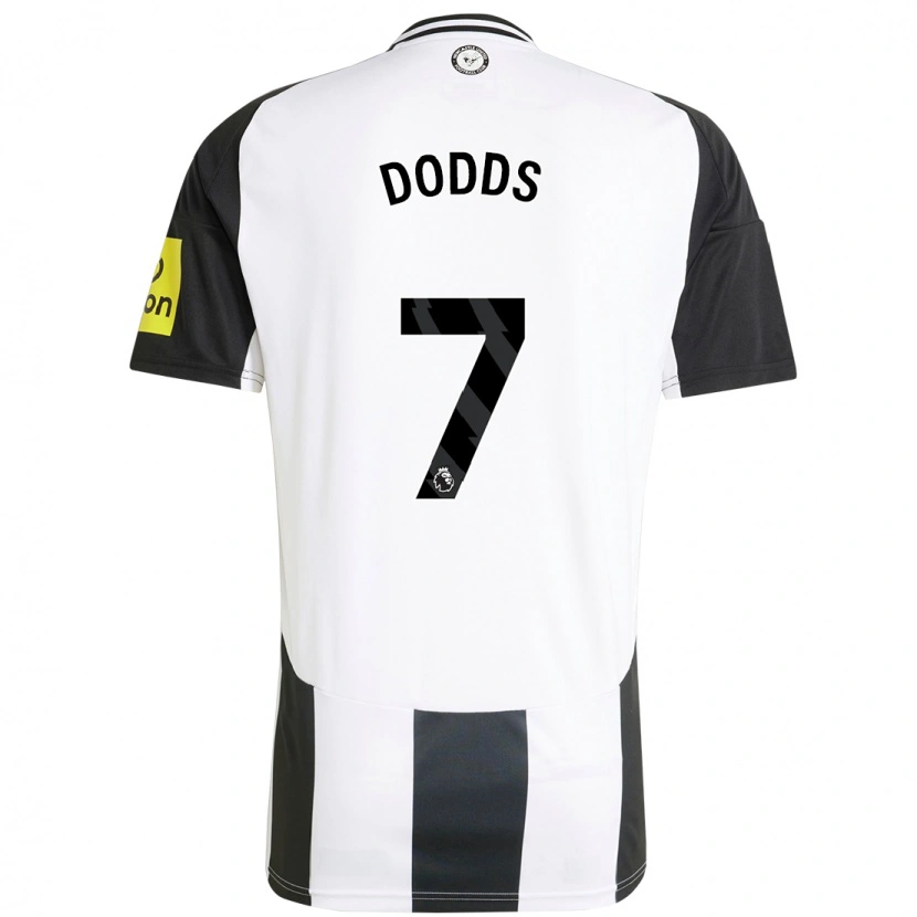 Danxen Män Tyler Dodds #7 Vit Svart Hemmatröja Matchtröjor 2024/25 Tröjor T-Tröja
