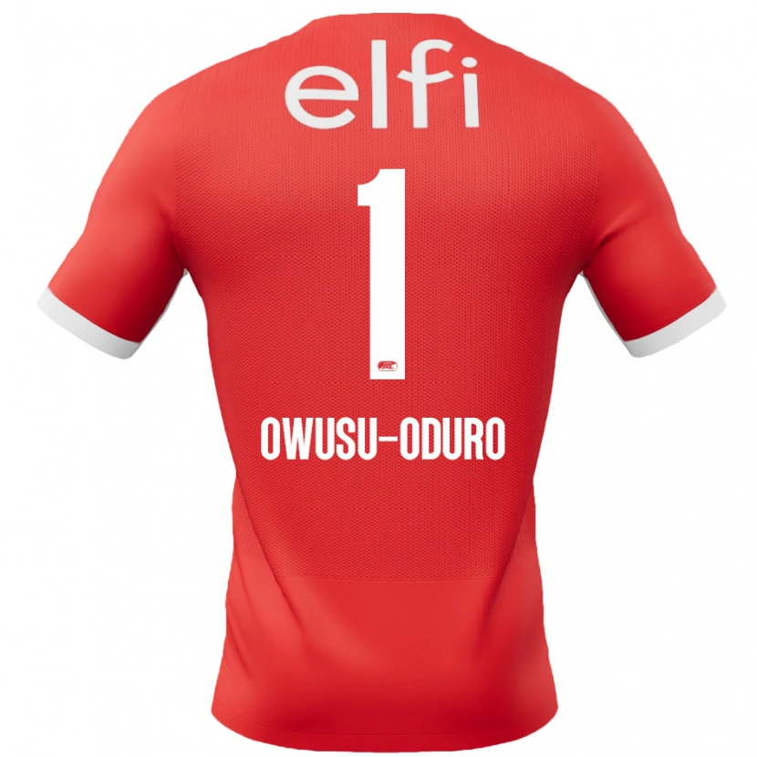 Danxen Män Rome Jayden Owusu-Oduro #1 Röd Vit Hemmatröja Matchtröjor 2024/25 Tröjor T-Tröja