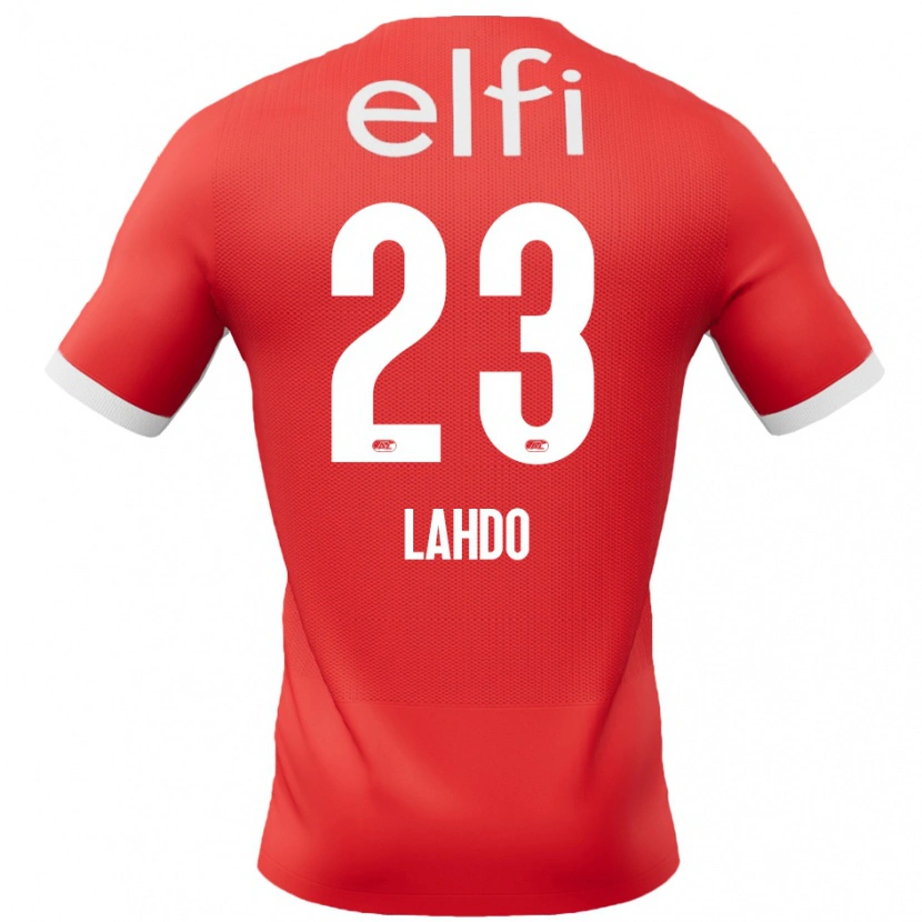 Danxen Män Mayckel Lahdo #23 Röd Vit Hemmatröja Matchtröjor 2024/25 Tröjor T-Tröja