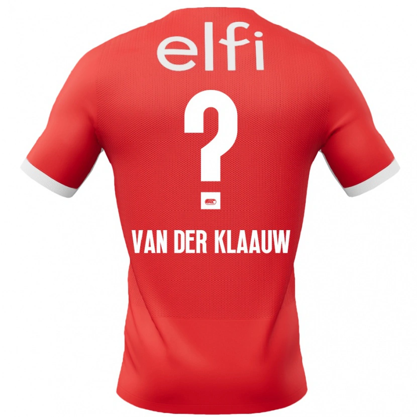 Danxen Män Deacon Van Der Klaauw #0 Röd Vit Hemmatröja Matchtröjor 2024/25 Tröjor T-Tröja