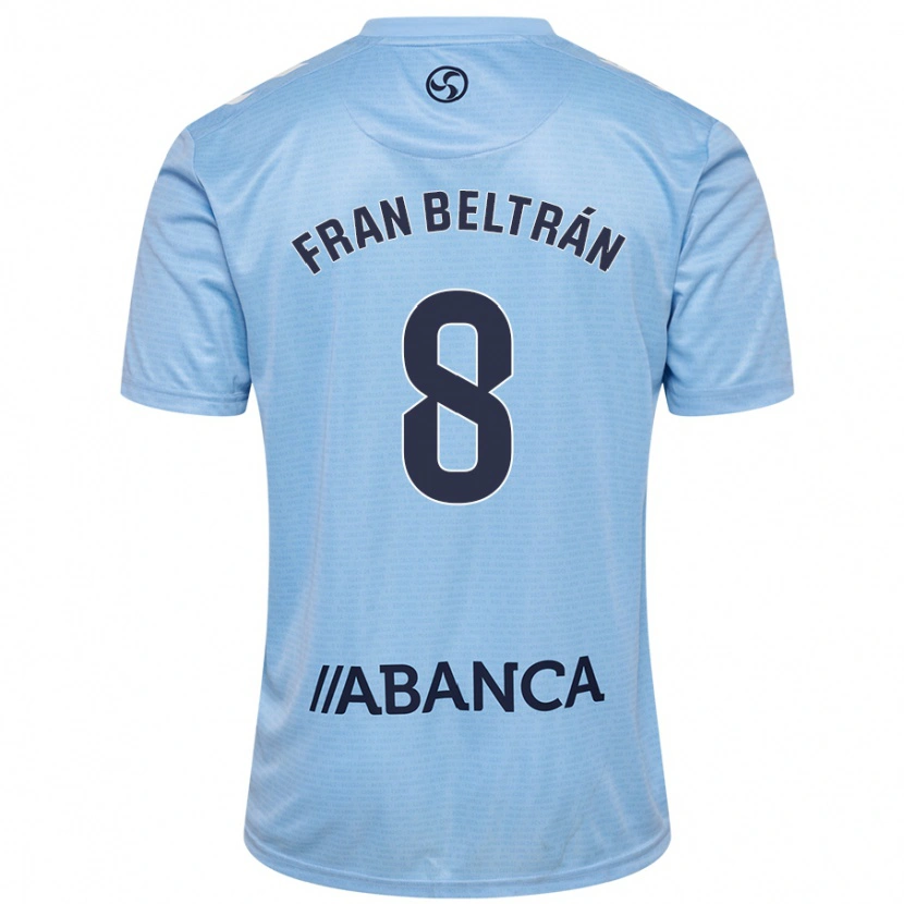 Danxen Män Fran Beltrán #8 Himmelsblå Hemmatröja Matchtröjor 2024/25 Tröjor T-Tröja