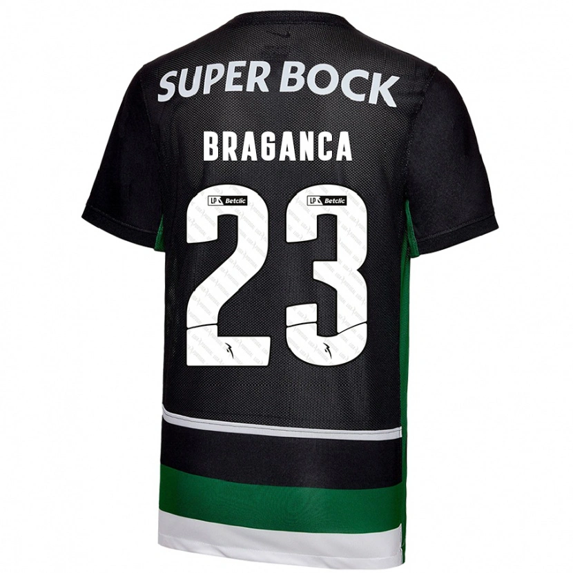 Danxen Män Daniel Bragança #23 Svart Vit Grön Hemmatröja Matchtröjor 2024/25 Tröjor T-Tröja