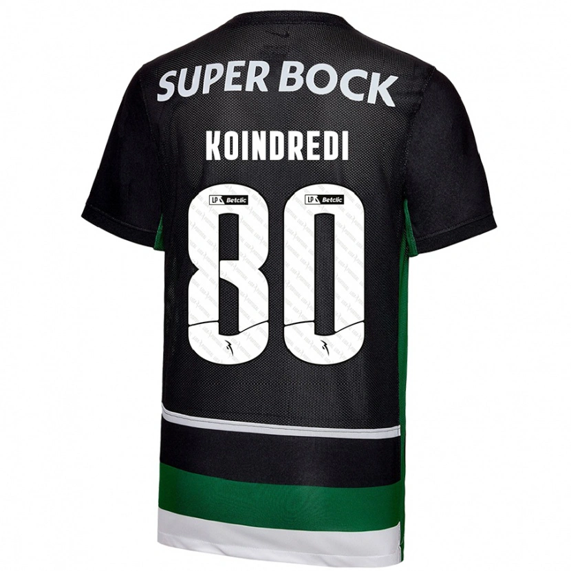 Danxen Män Koba Koindredi #80 Svart Vit Grön Hemmatröja Matchtröjor 2024/25 Tröjor T-Tröja