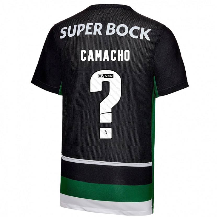 Danxen Män Rafael Camacho #0 Svart Vit Grön Hemmatröja Matchtröjor 2024/25 Tröjor T-Tröja