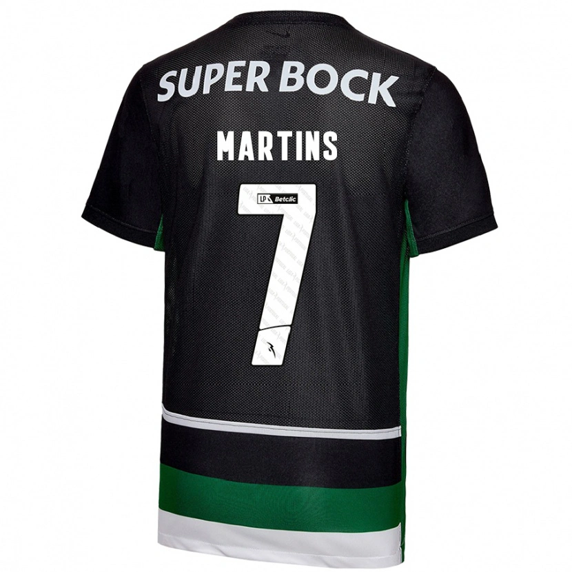 Danxen Män Joana Martins #7 Svart Vit Grön Hemmatröja Matchtröjor 2024/25 Tröjor T-Tröja
