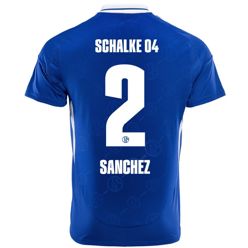 Danxen Män Felipe Sánchez #2 Kungsblå Hemmatröja Matchtröjor 2024/25 Tröjor T-Tröja