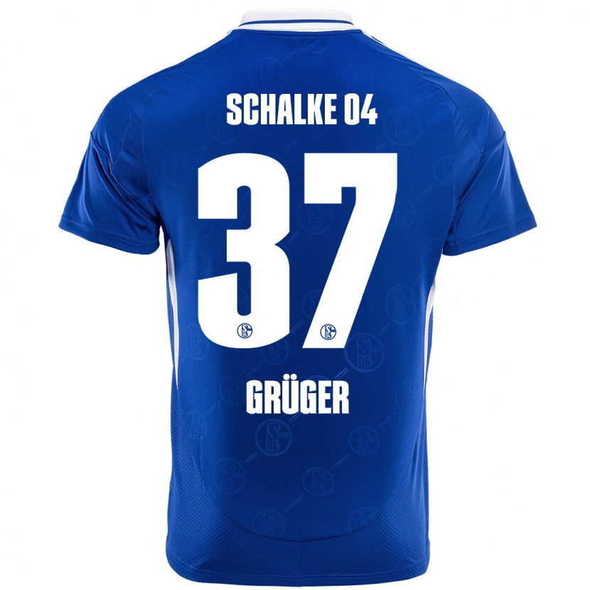 Danxen Män Max Grüger #37 Kungsblå Hemmatröja Matchtröjor 2024/25 Tröjor T-Tröja