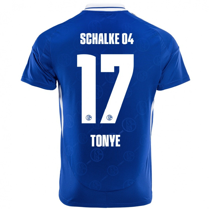 Danxen Män Yannick Tonye #17 Kungsblå Hemmatröja Matchtröjor 2024/25 Tröjor T-Tröja