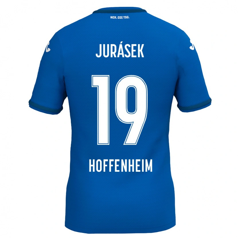 Danxen Män David Jurásek #19 Kungsblå Hemmatröja Matchtröjor 2024/25 Tröjor T-Tröja