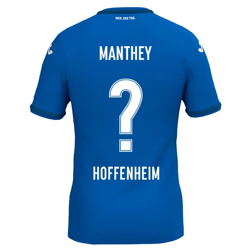 Danxen Män Kevin Manthey #0 Kungsblå Hemmatröja Matchtröjor 2024/25 Tröjor T-Tröja