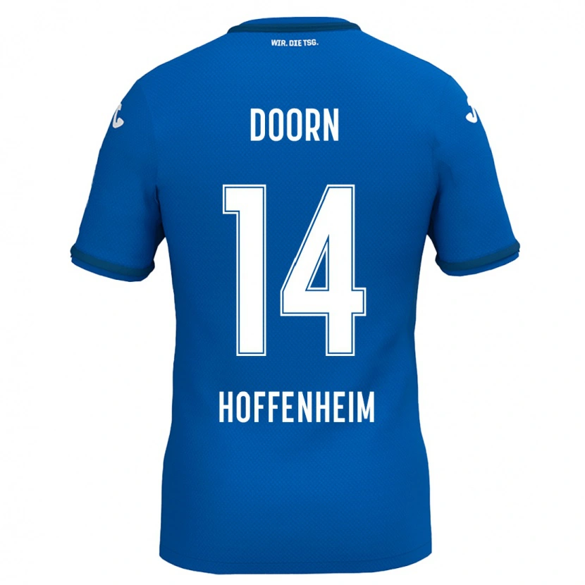 Danxen Män Lisa Doorn #14 Kungsblå Hemmatröja Matchtröjor 2024/25 Tröjor T-Tröja