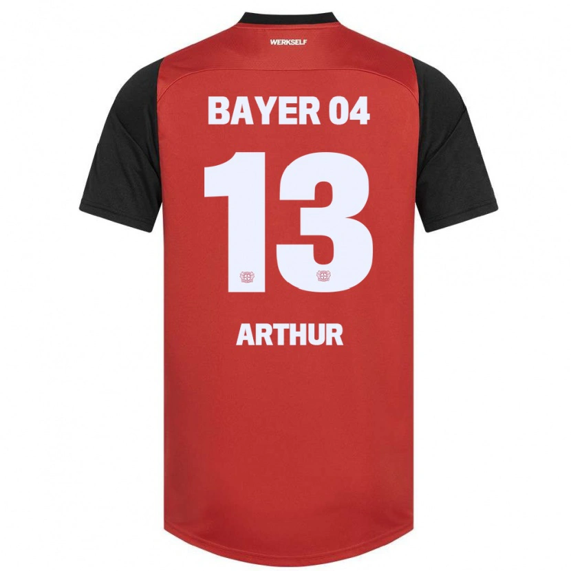 Danxen Män Arthur #13 Röd Svart Hemmatröja Matchtröjor 2024/25 Tröjor T-Tröja