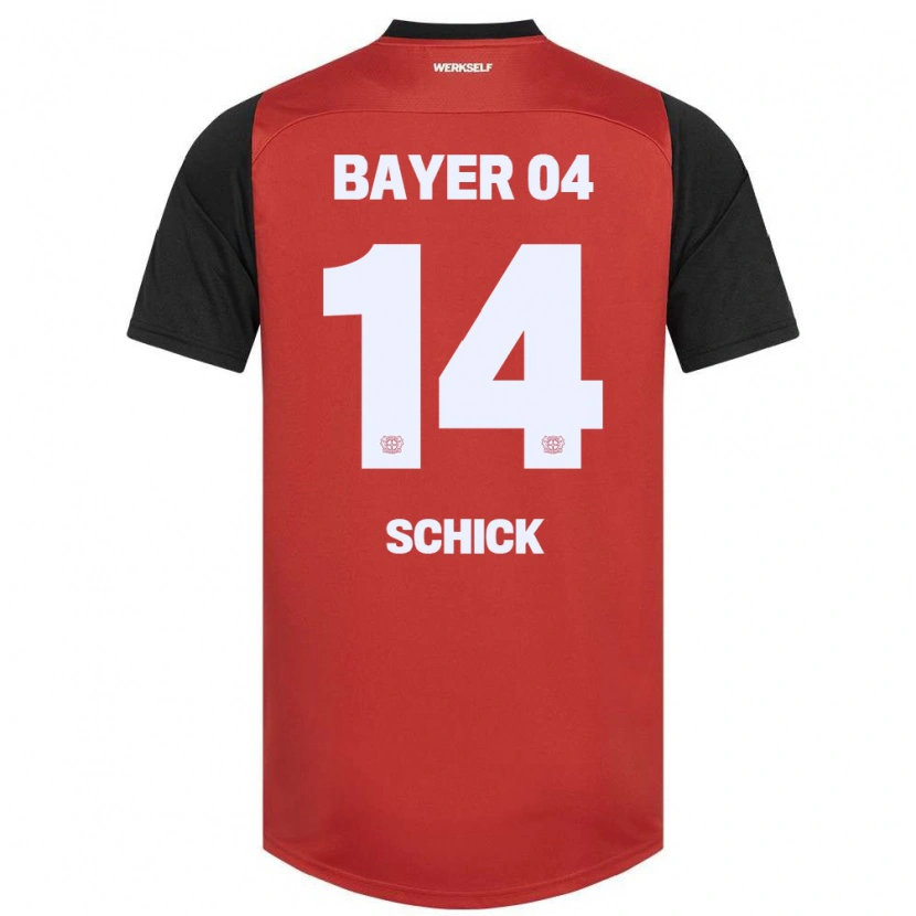 Danxen Män Patrik Schick #14 Röd Svart Hemmatröja Matchtröjor 2024/25 Tröjor T-Tröja
