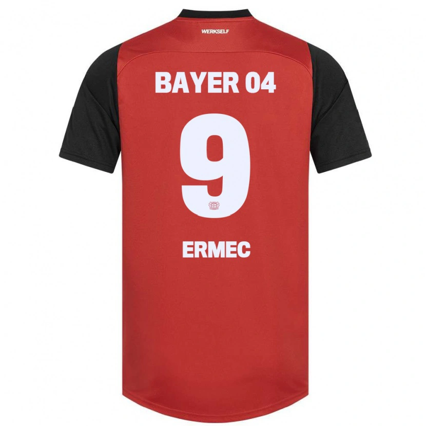 Danxen Män Berkan Ermec #9 Röd Svart Hemmatröja Matchtröjor 2024/25 Tröjor T-Tröja