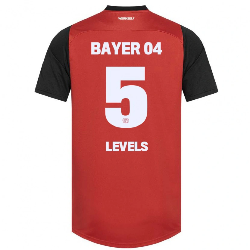 Danxen Män Janou Levels #5 Röd Svart Hemmatröja Matchtröjor 2024/25 Tröjor T-Tröja