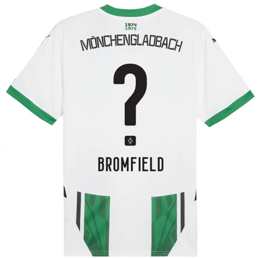 Danxen Män Rio Bromfield #0 Vit Grön Hemmatröja Matchtröjor 2024/25 Tröjor T-Tröja