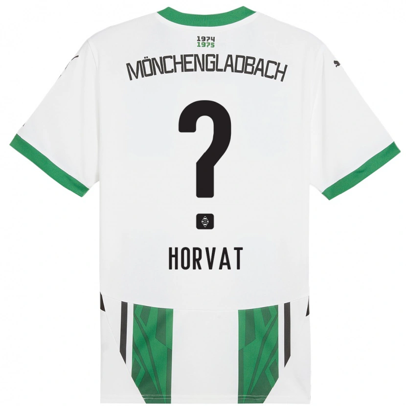 Danxen Män Niko Horvat #0 Vit Grön Hemmatröja Matchtröjor 2024/25 Tröjor T-Tröja