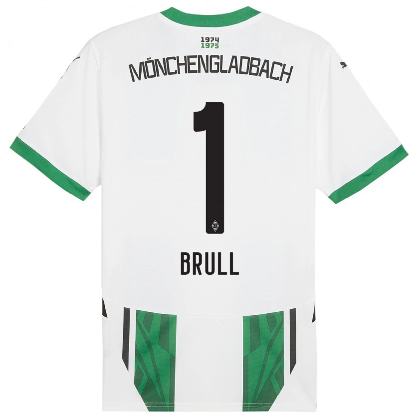 Danxen Män Maximilian Brüll #1 Vit Grön Hemmatröja Matchtröjor 2024/25 Tröjor T-Tröja