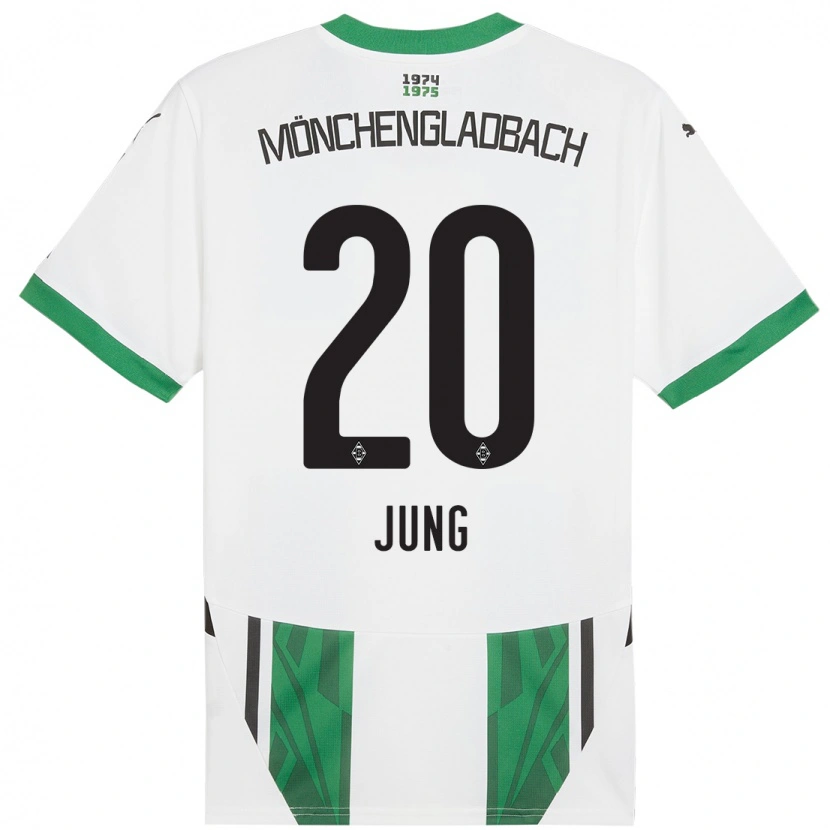 Danxen Män In-Gyom Jung #20 Vit Grön Hemmatröja Matchtröjor 2024/25 Tröjor T-Tröja