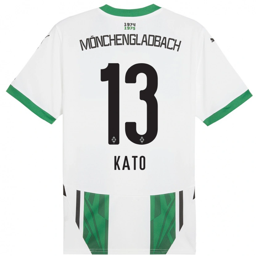Danxen Män Mizuho Kato #13 Vit Grön Hemmatröja Matchtröjor 2024/25 Tröjor T-Tröja