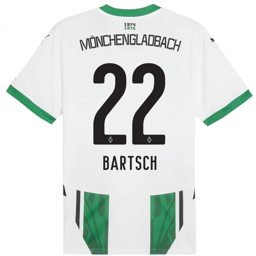 Danxen Män Kristina Bartsch #22 Vit Grön Hemmatröja Matchtröjor 2024/25 Tröjor T-Tröja