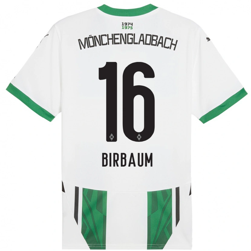 Danxen Män Anne Birbaum #16 Vit Grön Hemmatröja Matchtröjor 2024/25 Tröjor T-Tröja