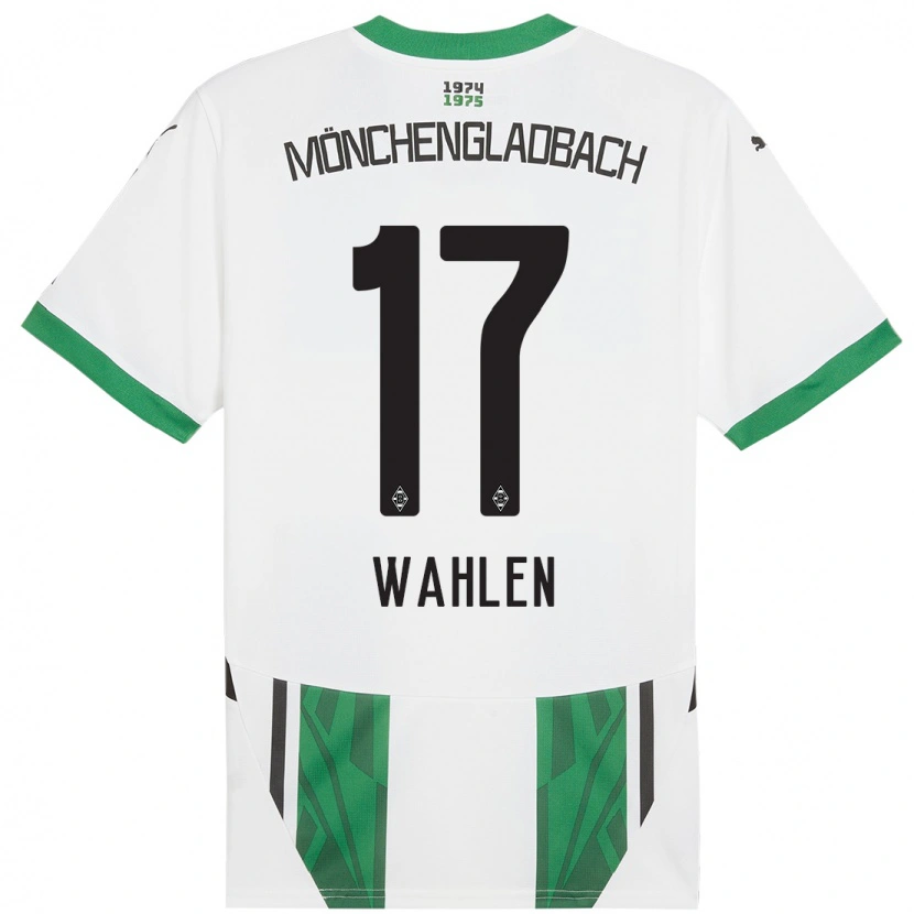Danxen Män Vanessa Wahlen #17 Vit Grön Hemmatröja Matchtröjor 2024/25 Tröjor T-Tröja