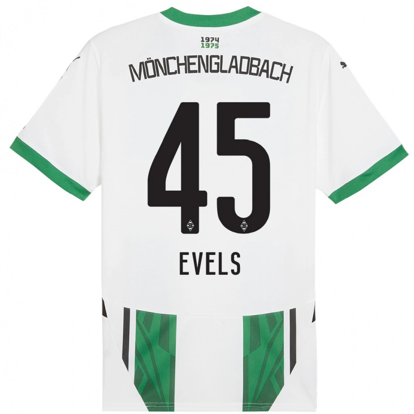 Danxen Män Emily Evels #45 Vit Grön Hemmatröja Matchtröjor 2024/25 Tröjor T-Tröja