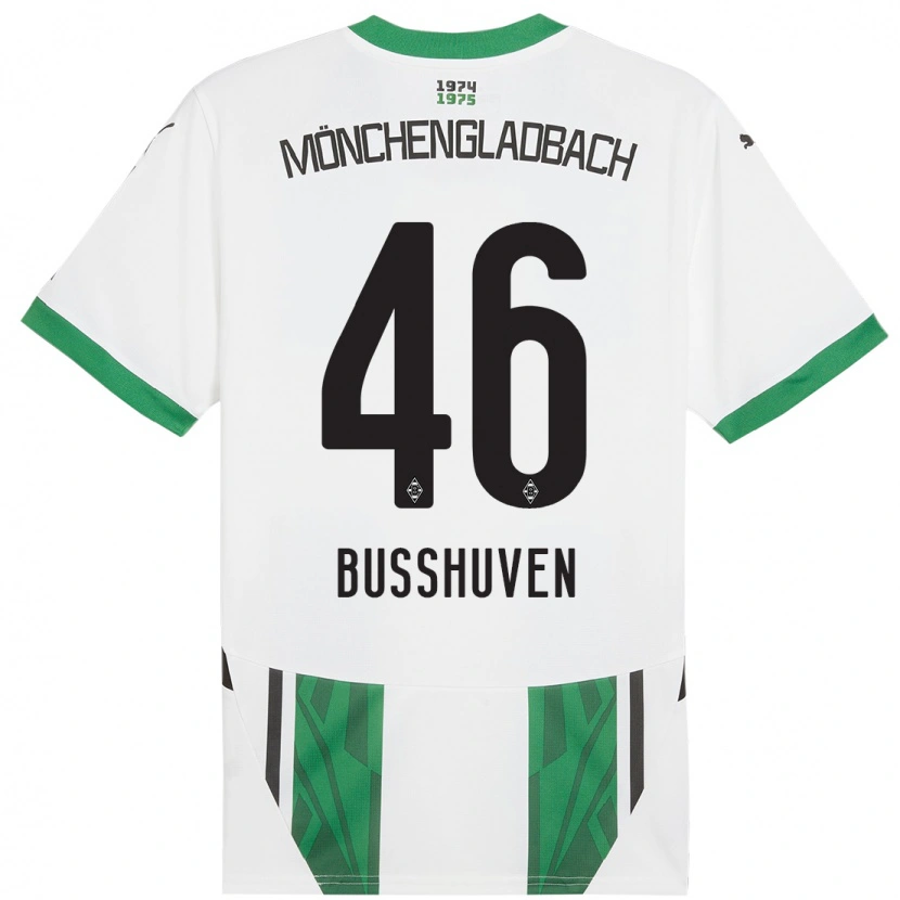 Danxen Män Alina Busshuven #46 Vit Grön Hemmatröja Matchtröjor 2024/25 Tröjor T-Tröja