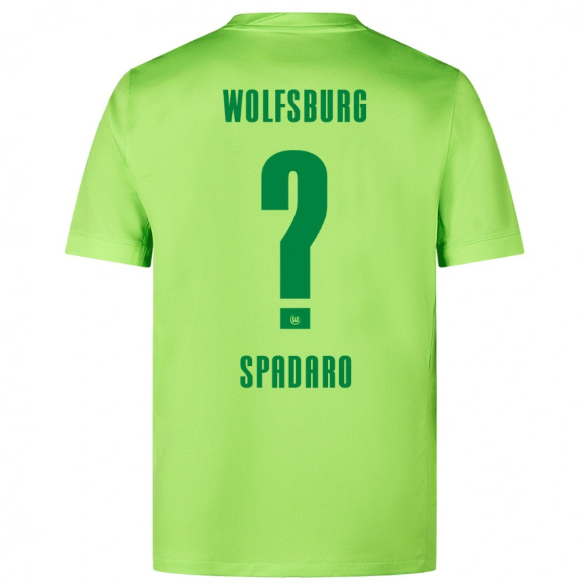 Danxen Män Michele Spadaro #0 Fluorescerande Grön Hemmatröja Matchtröjor 2024/25 Tröjor T-Tröja
