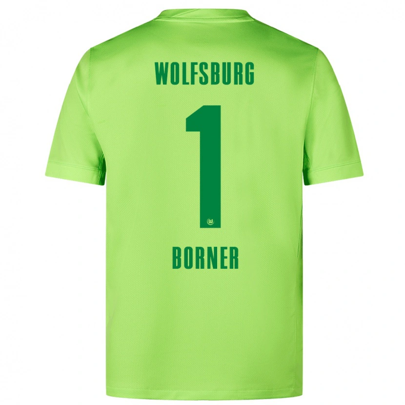 Danxen Män Benedikt Börner #1 Fluorescerande Grön Hemmatröja Matchtröjor 2024/25 Tröjor T-Tröja
