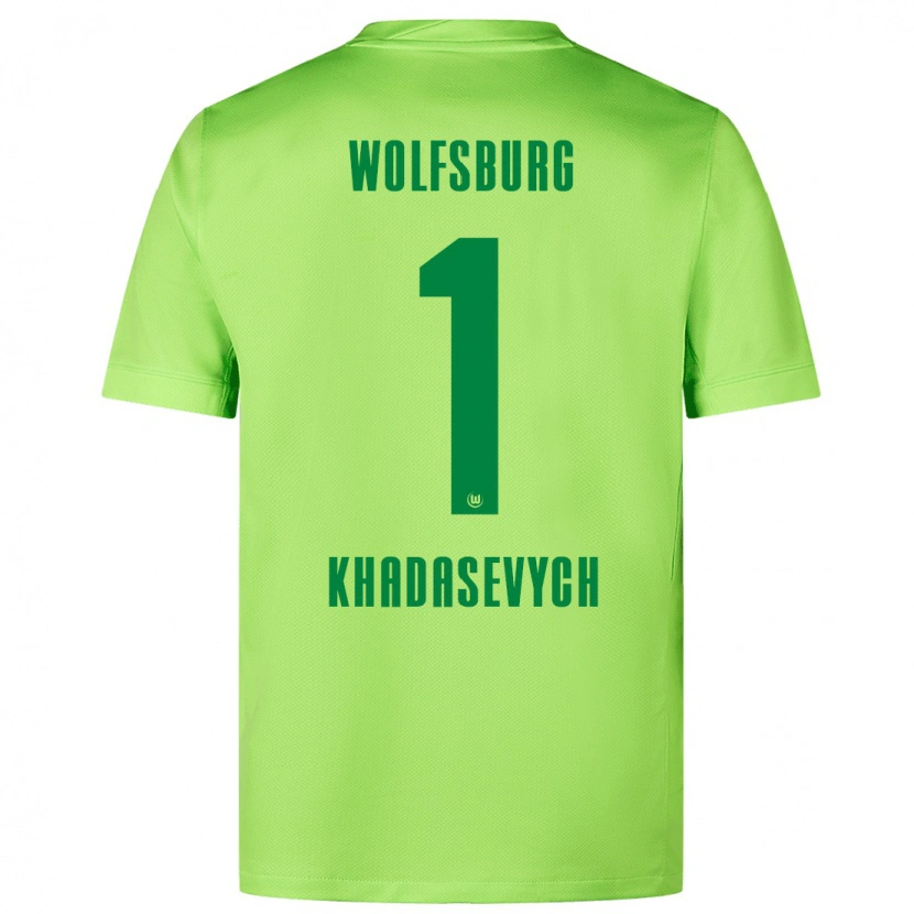 Danxen Män Kyrylo Khadasevych #1 Fluorescerande Grön Hemmatröja Matchtröjor 2024/25 Tröjor T-Tröja