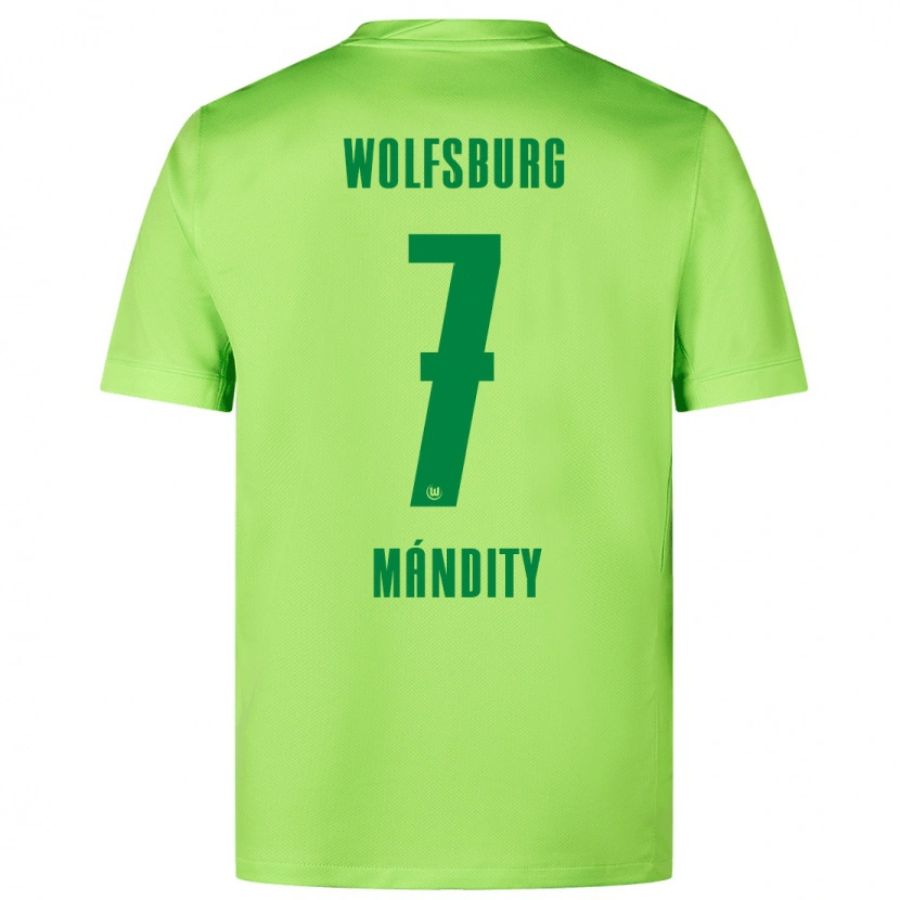 Danxen Män Márkó Mándity #7 Fluorescerande Grön Hemmatröja Matchtröjor 2024/25 Tröjor T-Tröja