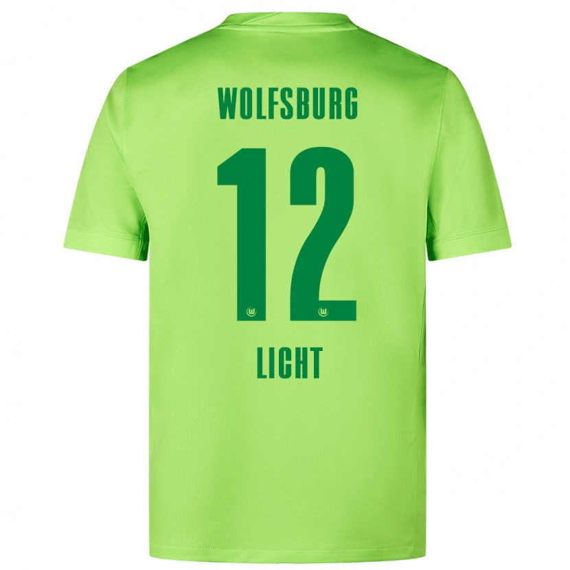 Danxen Män Philipp Licht #12 Fluorescerande Grön Hemmatröja Matchtröjor 2024/25 Tröjor T-Tröja