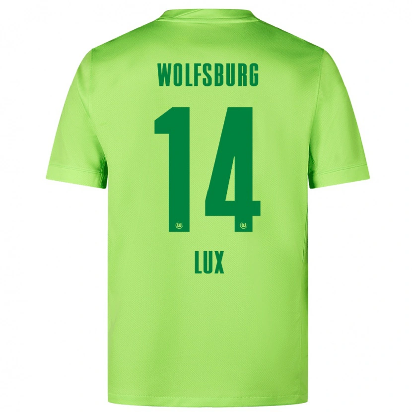 Danxen Män Finn-Marco Lux #14 Fluorescerande Grön Hemmatröja Matchtröjor 2024/25 Tröjor T-Tröja