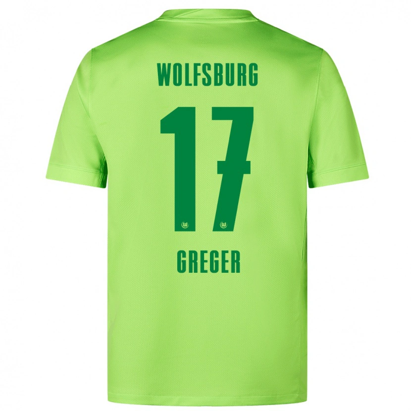 Danxen Män Max Greger #17 Fluorescerande Grön Hemmatröja Matchtröjor 2024/25 Tröjor T-Tröja