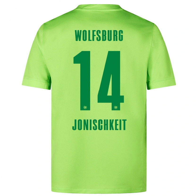 Danxen Män Jamal Jonischkeit #14 Fluorescerande Grön Hemmatröja Matchtröjor 2024/25 Tröjor T-Tröja